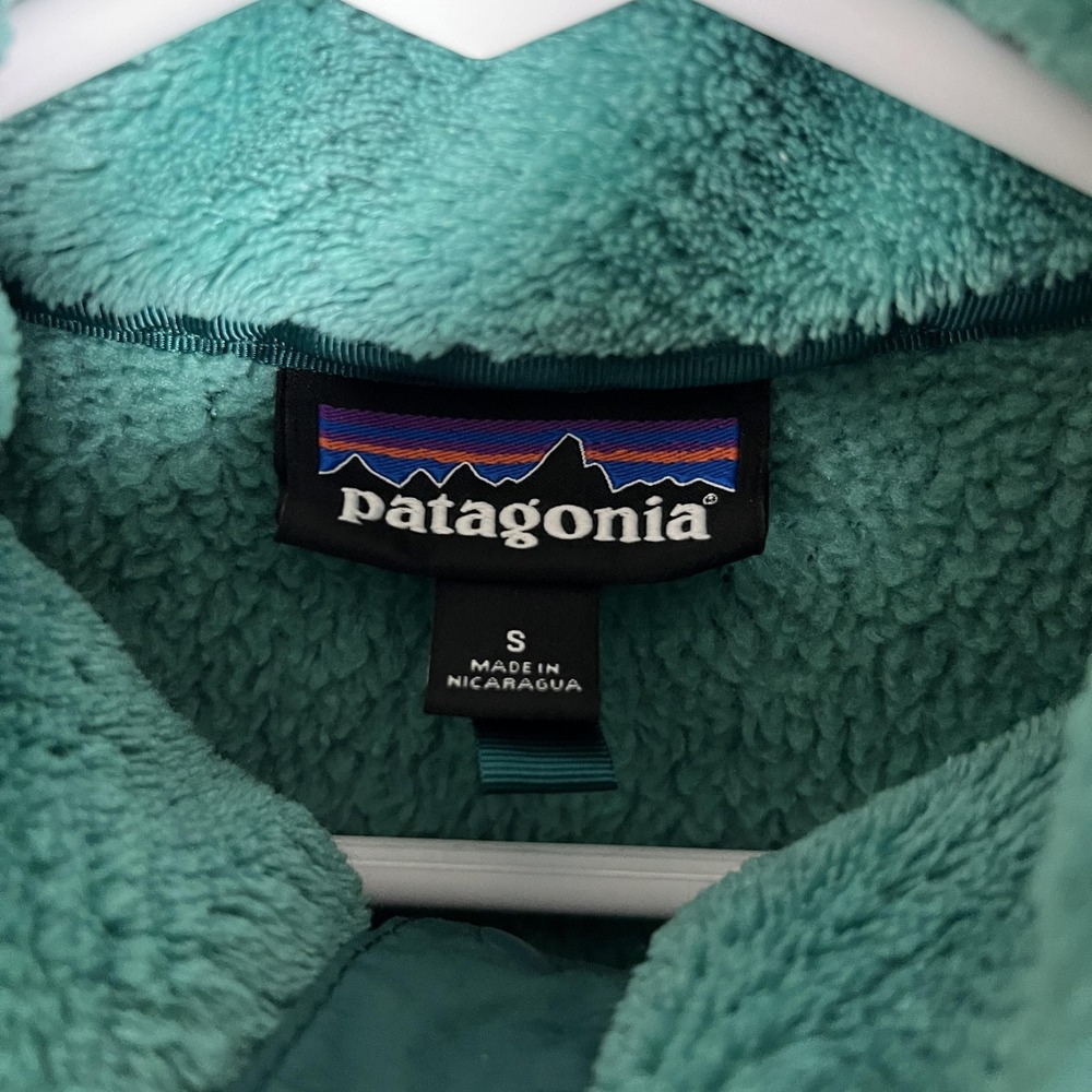 Patagonia Re-Tool Snap-T Jacket Womens Small Green Fleece‎ Pullover STY25442 - Picture 3 of 9